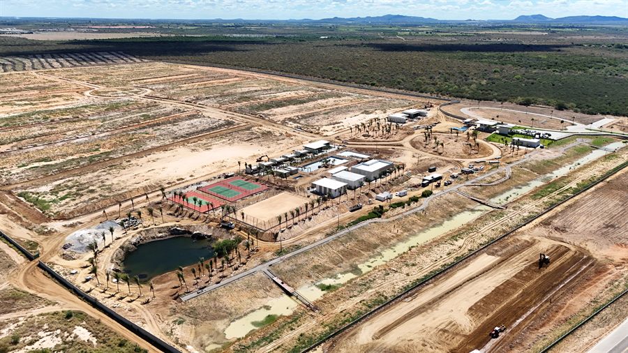 Canteiro de obras do Horto Condomínio Club