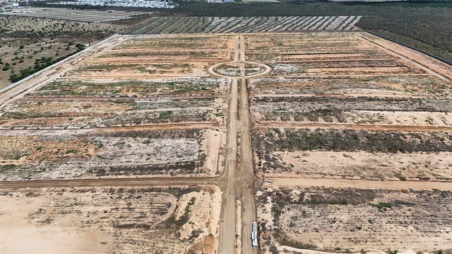 Terreno da expansão ao fundo do Horto Condomínio Club